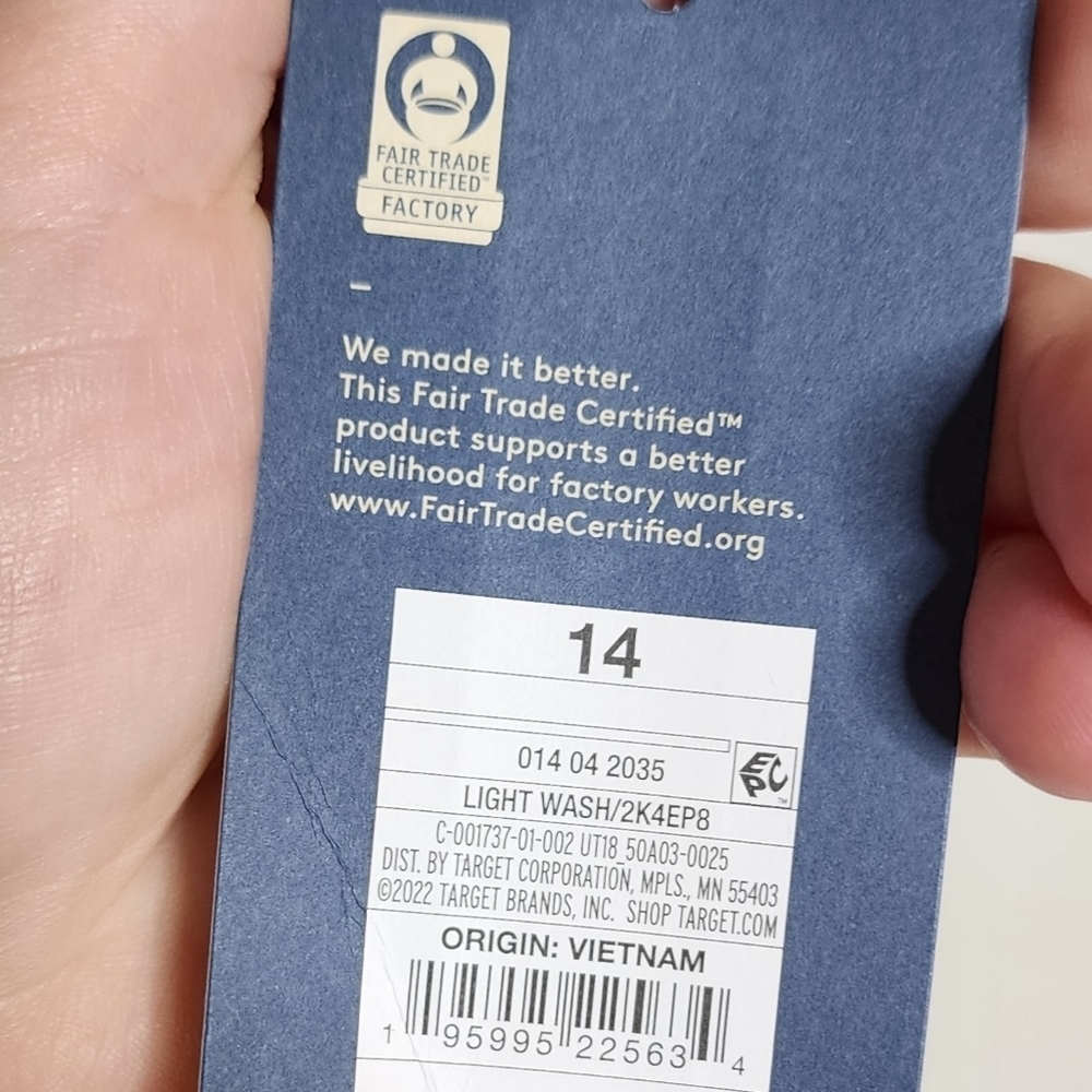 Nwt Universal Thread Wideled Drawstring Light Den… - image 5